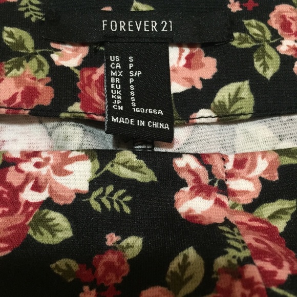 Floral print stretchy shorts - Picture 3 of 8